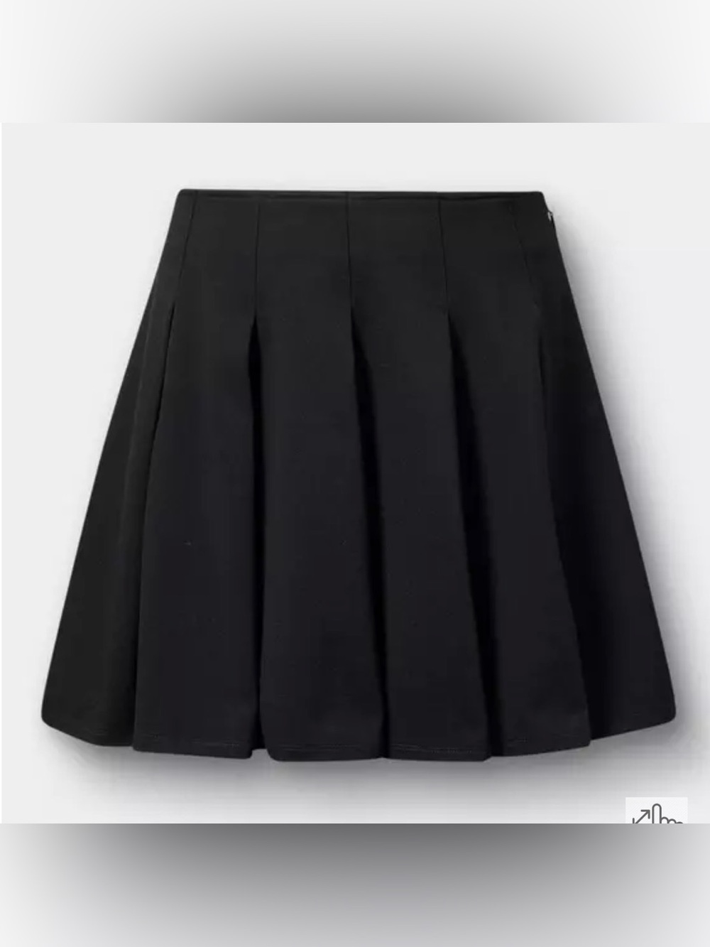 torrid Black Pleated Skater Skirt